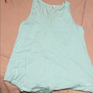 V neck tank top